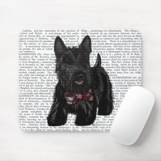 Scottish Terrier und Bow Mousepad (Mit Mouse)