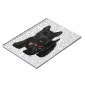Scottish Terrier und Bow Notizblock (Linke Seite)