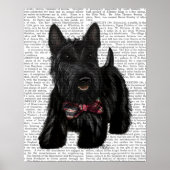 Scottish Terrier und Bow Poster (Vorne)