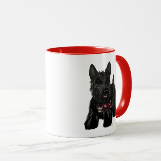 Scottish Terrier und Bow Tasse