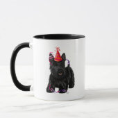 Scottish Terrier und Party Hat Tasse (Links)