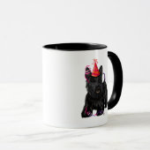 Scottish Terrier und Party Hat Tasse (VorderseiteRechts)