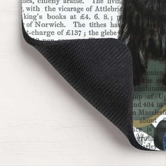 Scottish Terrier und Skateboard Mousepad (Ecke)