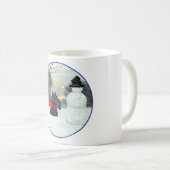Scottish Terrier und Snowman Kaffeetasse (VorderseiteRechts)