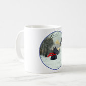 Scottish Terrier und Snowman Kaffeetasse (Vorderseite Links)