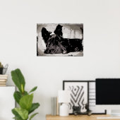 Scottish Terrier urbanes Design Poster (Heimbüro)
