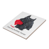 Scottish Terrier Valentine Fliese (Seite)