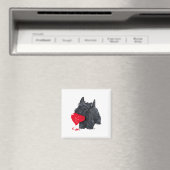 Scottish Terrier Valentine Magnet (In Situ (Geschirrspüler))