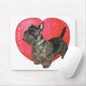Scottish Terrier Valentine Mousepad (Mit Mouse)