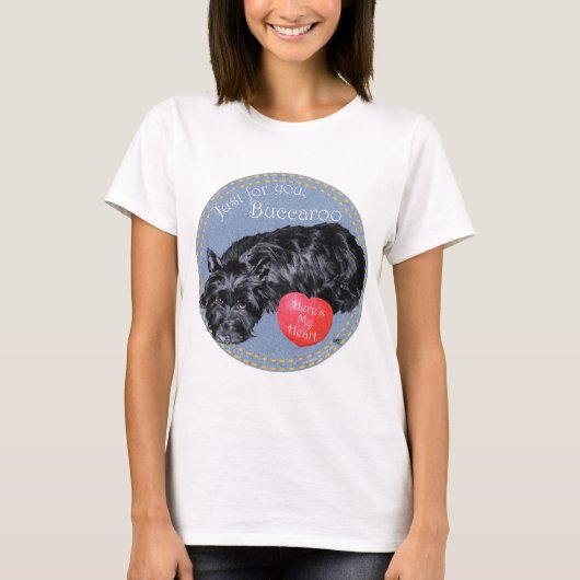 Scottish Terrier Valentine T-Shirt (Vorderseite)