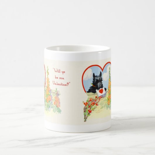 Scottish Terrier Valentine Tasse (Mittel)