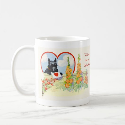Scottish Terrier Valentine Tasse (Links)