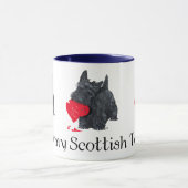 Scottish Terrier Valentine Tasse (Zentrum)