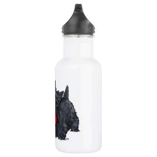 Scottish Terrier Valentine Trinkflasche (Rechts)