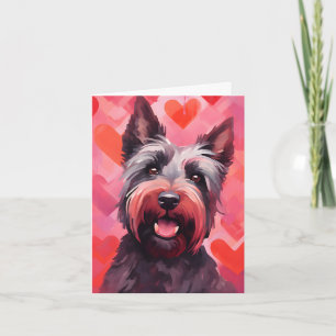 Scottish Terrier Valentinstag Karte