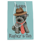 Scottish Terrier Vater Medium Gift Bag Mittlere Geschenktüte (Vorderseite)