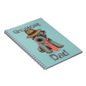 Scottish Terrier Vater Notebook Notizblock (Rechte Seite)