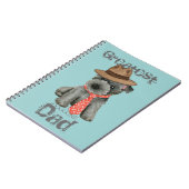 Scottish Terrier Vater Notebook Notizblock (Linke Seite)