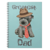 Scottish Terrier Vater Notebook Notizblock (Vorderseite)