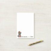 Scottish Terrier Vater Post-it Notes Klebezettel (Auf Schreibtisch)