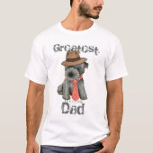 Scottish Terrier Vater T - Shirt (Vorderseite)
