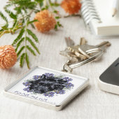 Scottish Terrier Vergessen-Me-Not Schlüsselanhänger (Seite)