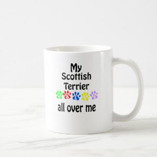 Scottish Terrier Walks Design Kaffeetasse