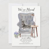 Scottish Terrier We moved Moving Ankündigung (Vorderseite)