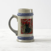 Scottish-Terrier-Weihnachten Bierglas (Links)
