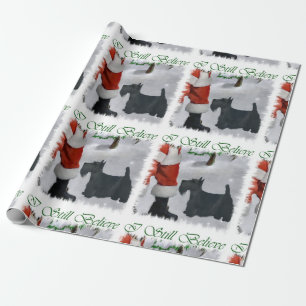 Scottish-Terrier-Weihnachten Geschenkpapier