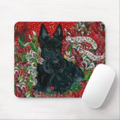 Scottish-Terrier-Weihnachten Mousepad (Mit Mouse)