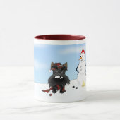 Scottish-Terrier-Weihnachten Tasse (Zentrum)
