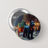 Scottish Terrier Weihnachtsfeiersaison Button (Vorne & Hinten)