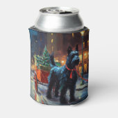 Scottish Terrier Weihnachtsfeiersaison Dosenkühler (Kanne Rückseite)