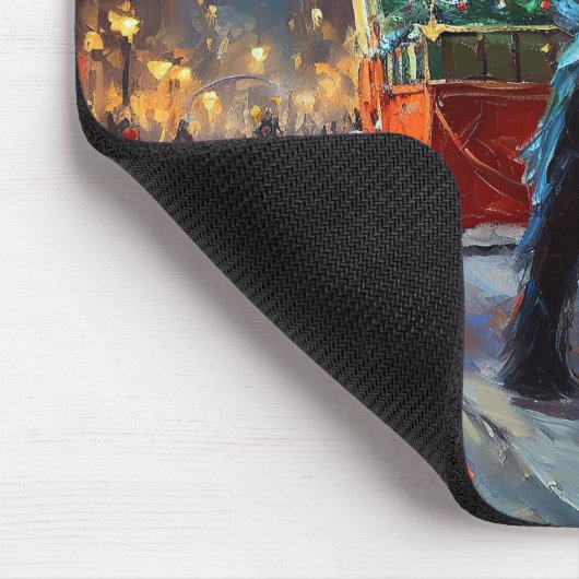 Scottish Terrier Weihnachtsfeiersaison Mousepad (Ecke)