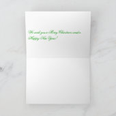 Scottish-Terrier-Weihnachtskarte Feiertagskarte (Innenseite)