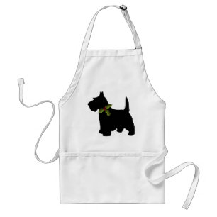 Scottish-Terrier-Weihnachtsspaßscottie-Hund Schürze