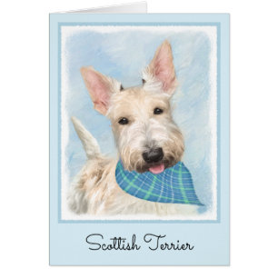 Scottish Terrier Wheaten Dog Malerei Original Art