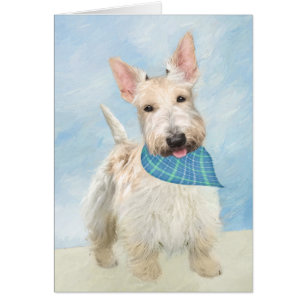 Scottish Terrier Wheaten Dog Malerei Original Art