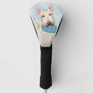 Scottish Terrier Wheaten Dog Malerei Original Art Golf Headcover