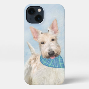 Scottish Terrier Wheaten Dog Malerei Original Art iPhone 13 Hülle