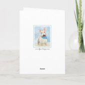 Scottish Terrier Wheaten Dog Malerei Original Art Karte (Rückseite)