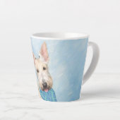 Scottish Terrier Wheaten Dog Malerei Original Art Milchtasse (Rechte Ecke)