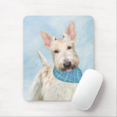Scottish Terrier Wheaten Dog Malerei Original Art Mousepad (Mit Mouse)