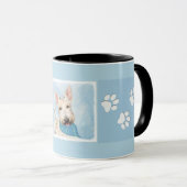 Scottish Terrier Wheaten Dog Malerei Original Art Tasse (VorderseiteRechts)