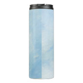 Scottish Terrier Wheaten Dog Malerei Original Art Thermosbecher (Rückseite)