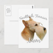 Scottish Terrier (Wheaten) Mama 2 Postkarte (Vorne/Hinten)
