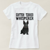 Scottish Terrier Wisperer Funny Dog Lover Gift T-Shirt (Design vorne)