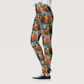 Scottish Terrier with Heart Rose Valentinstag Leggings (Links)