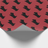 Scottish Terrier Wrapping Paper Geschenkpapier (Ecke)